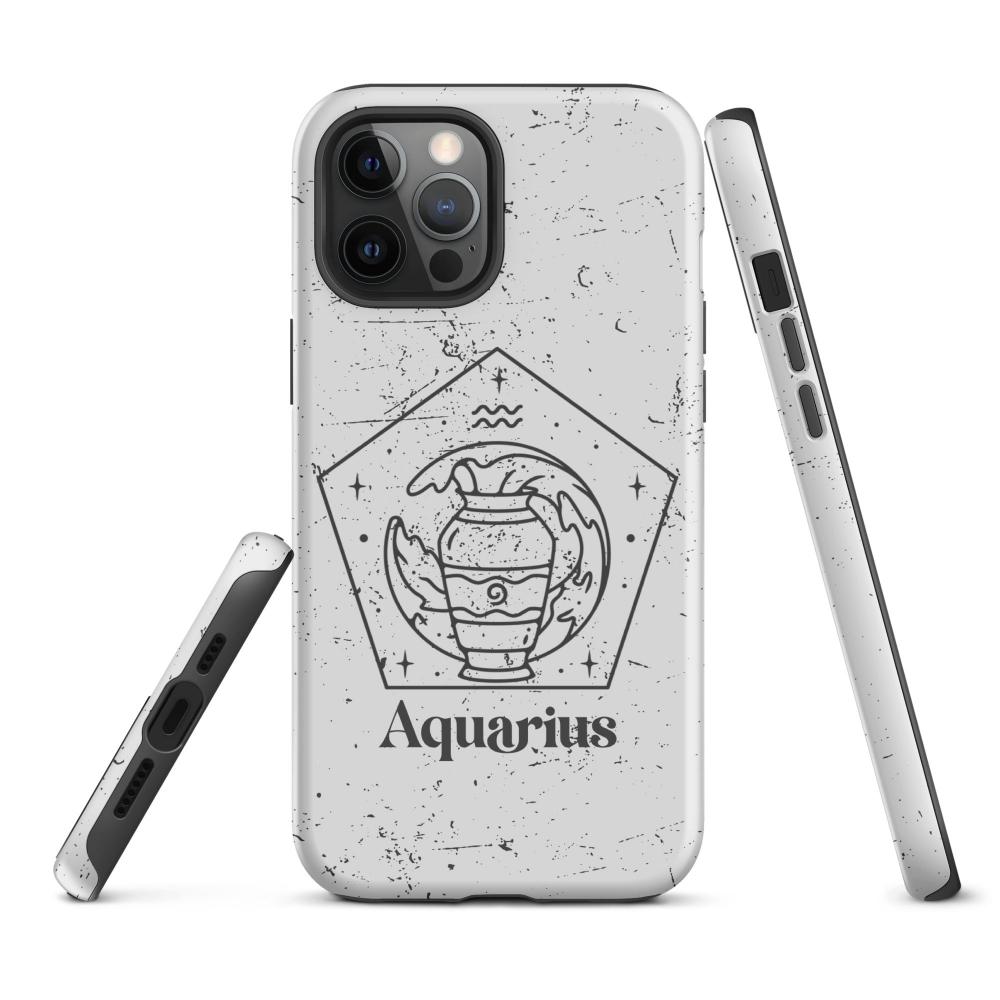 Aquarius Zodiac iPhone 12 Pro Max Tough Case - Matte Finish - https://ascensionemporium.net